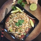 Chicken Pad Thai using Miracle Noodles